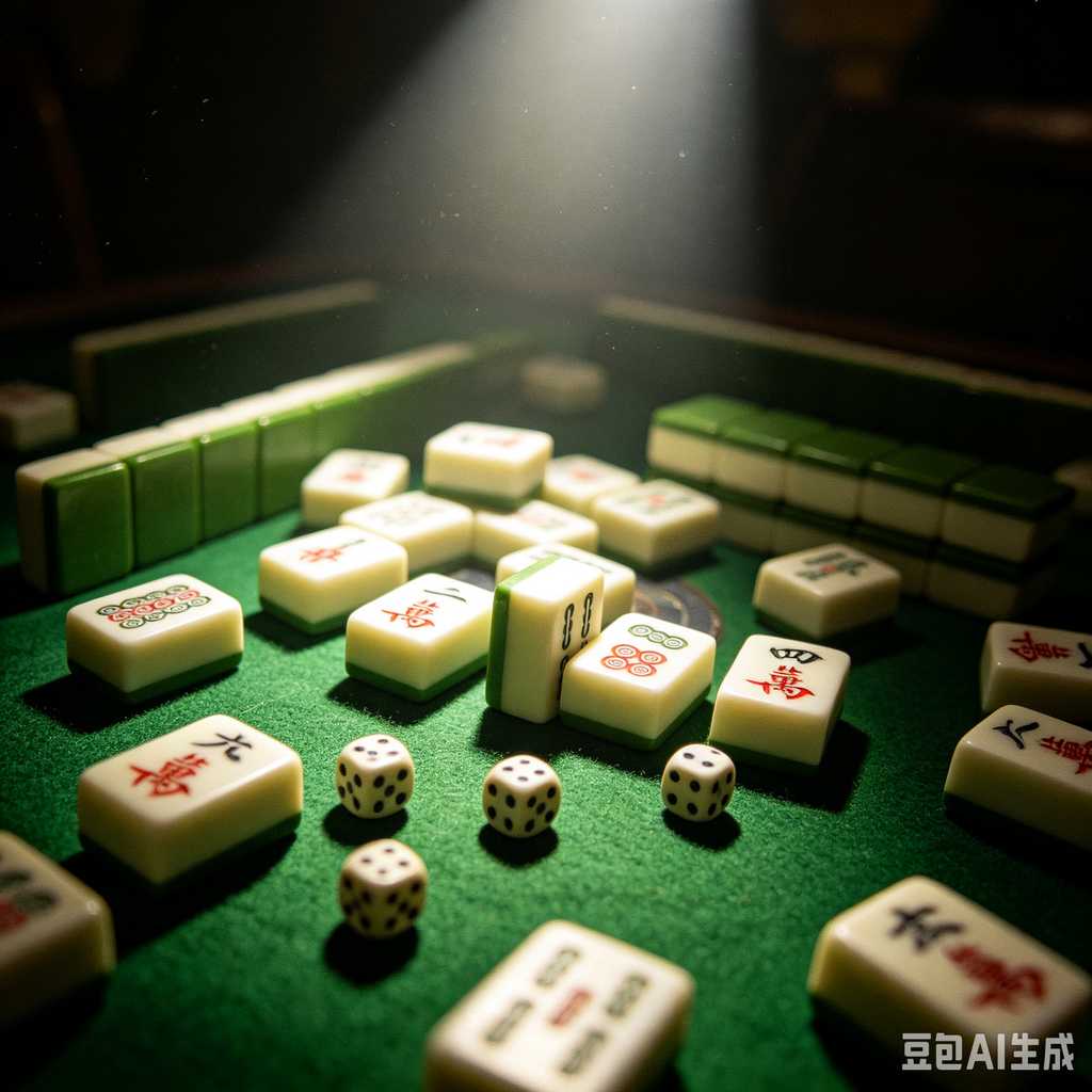 modern text mahjong tiles