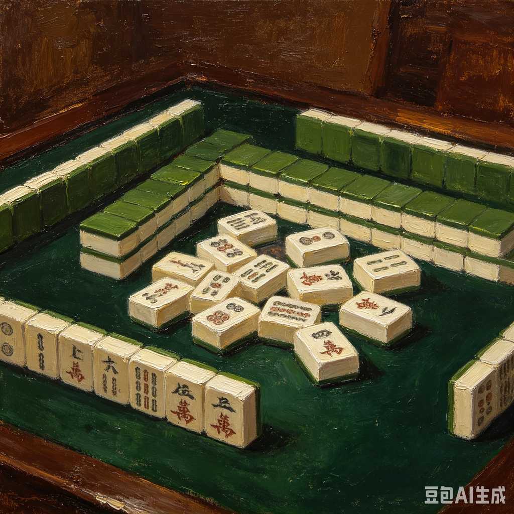 oem custom printed mahjong set